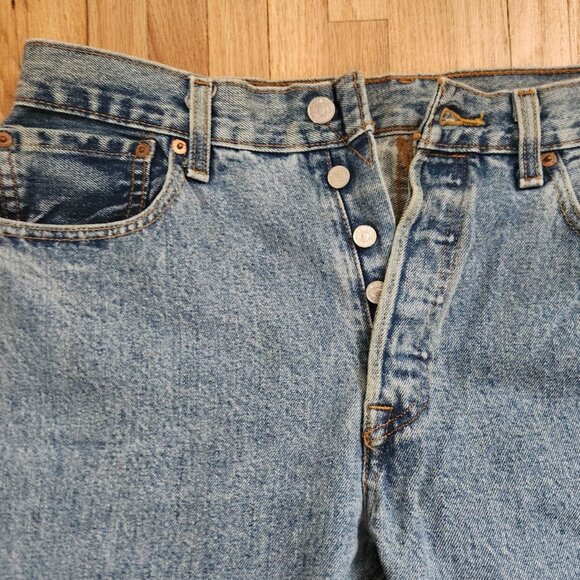 Vintage Levi’s 501 Jeans – Men’s 34x34 – Button Fly – Classic Straight Leg - Picture 3 of 6